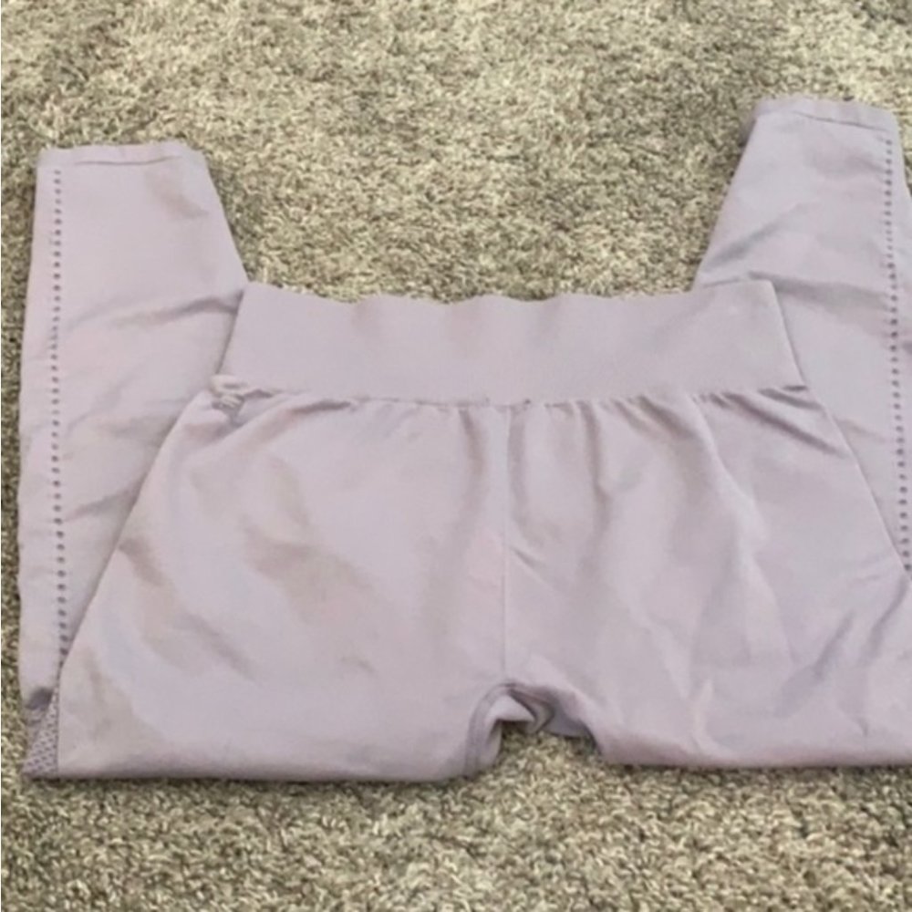 Fabletics Lavender Gray High Waisted Leggings - image 8